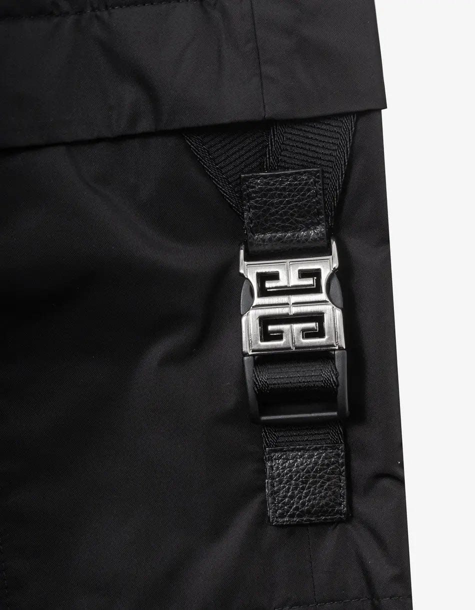 Givenchy Black 4G Buckle Cargo Trousers