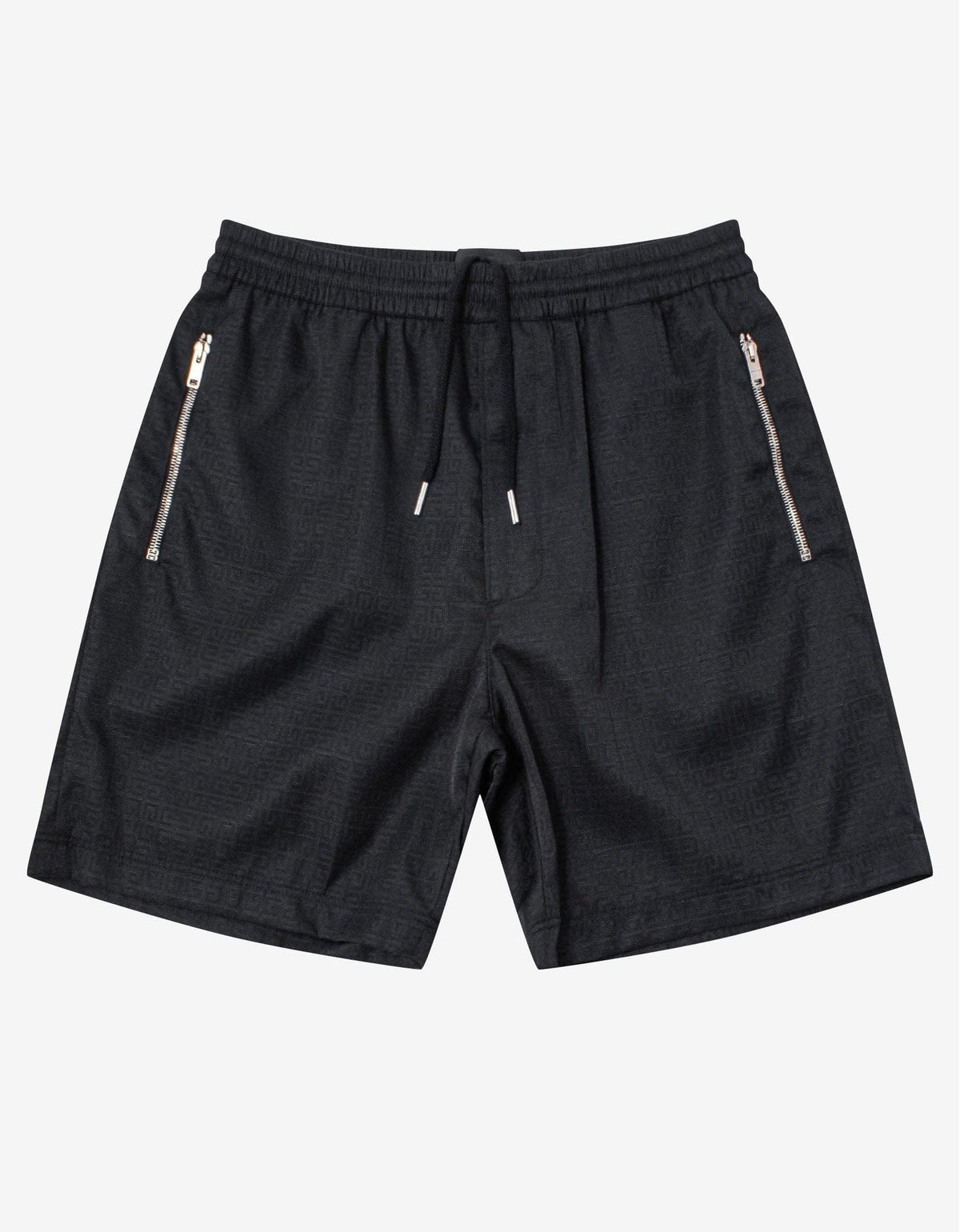 Givenchy Black 4G Logo Jacquard Nylon Shorts