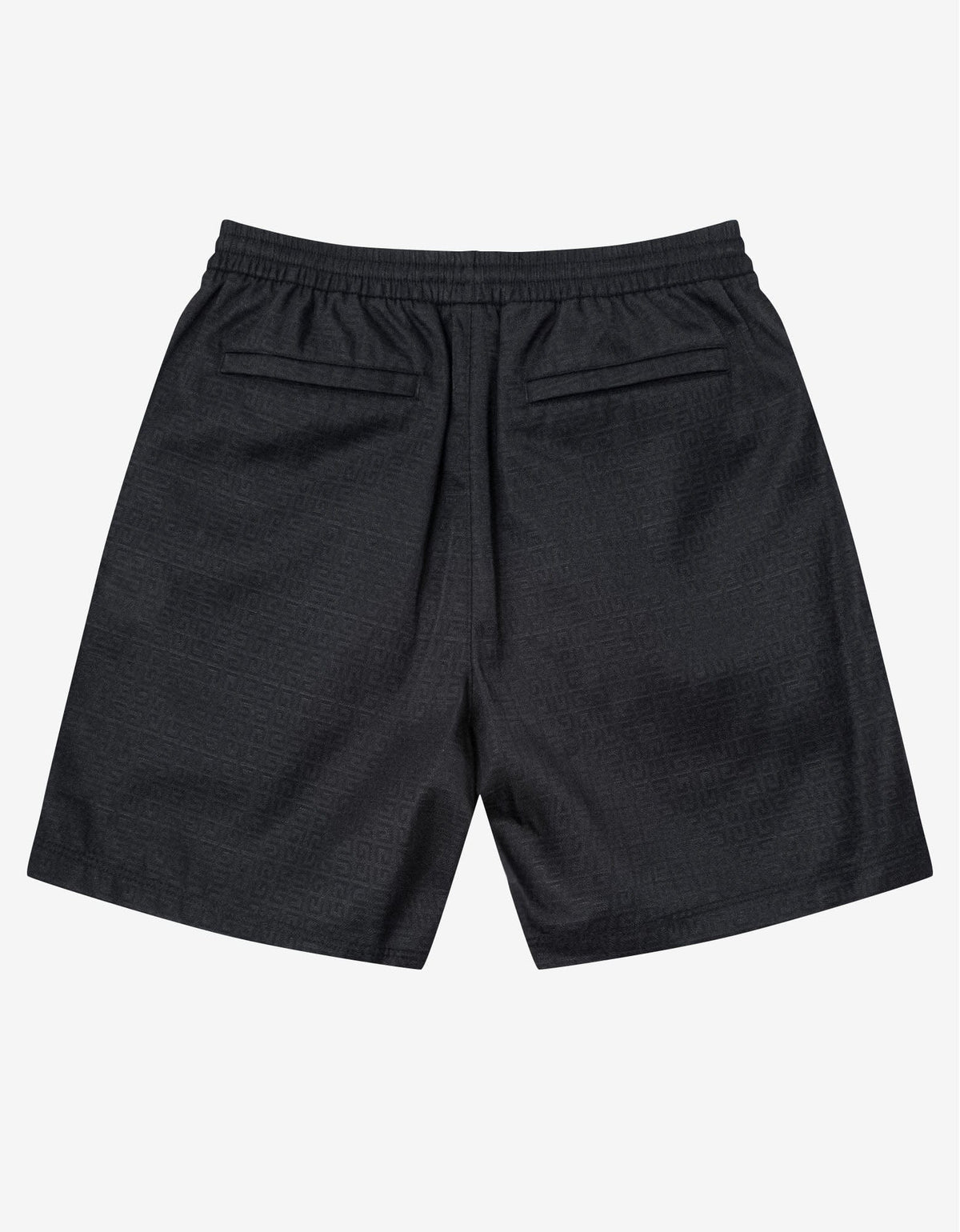 Givenchy Black 4G Logo Jacquard Nylon Shorts