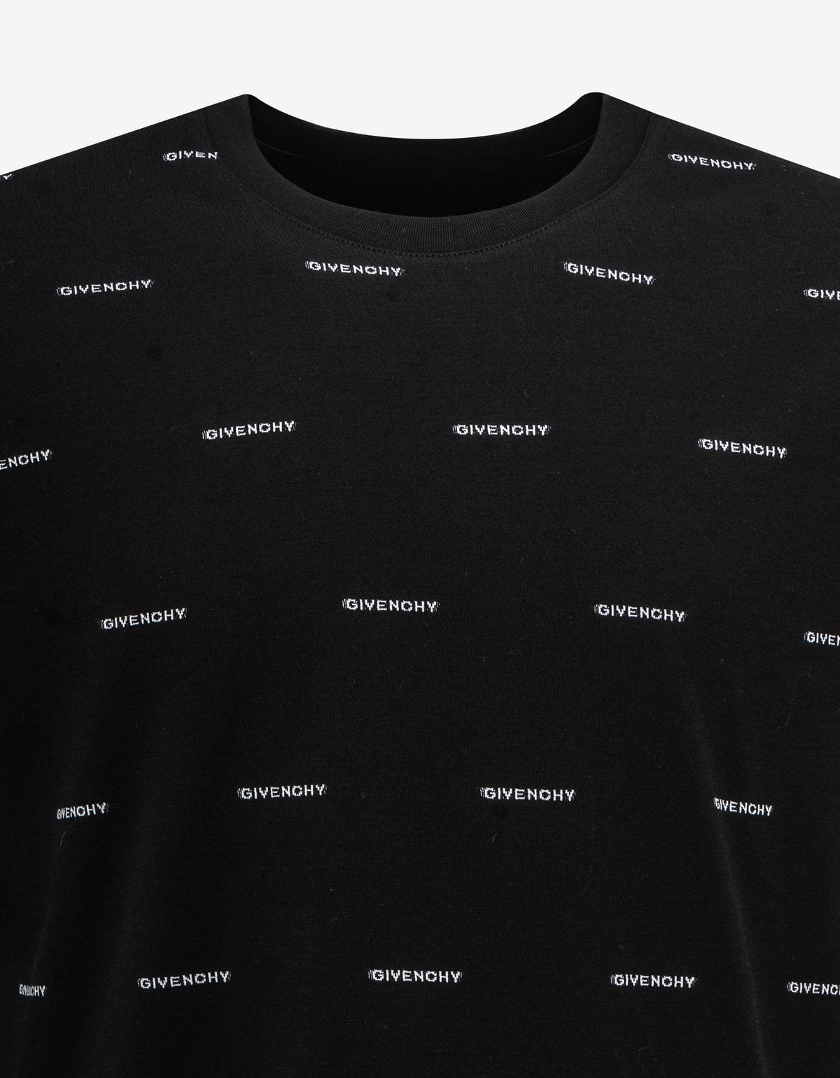 Givenchy Black All-Over Logo T-Shirt