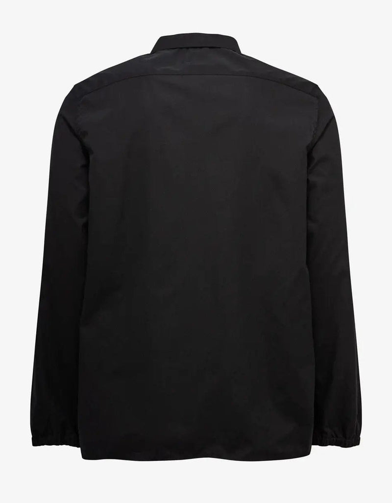 Givenchy Black Archetype Logo Zip Shirt