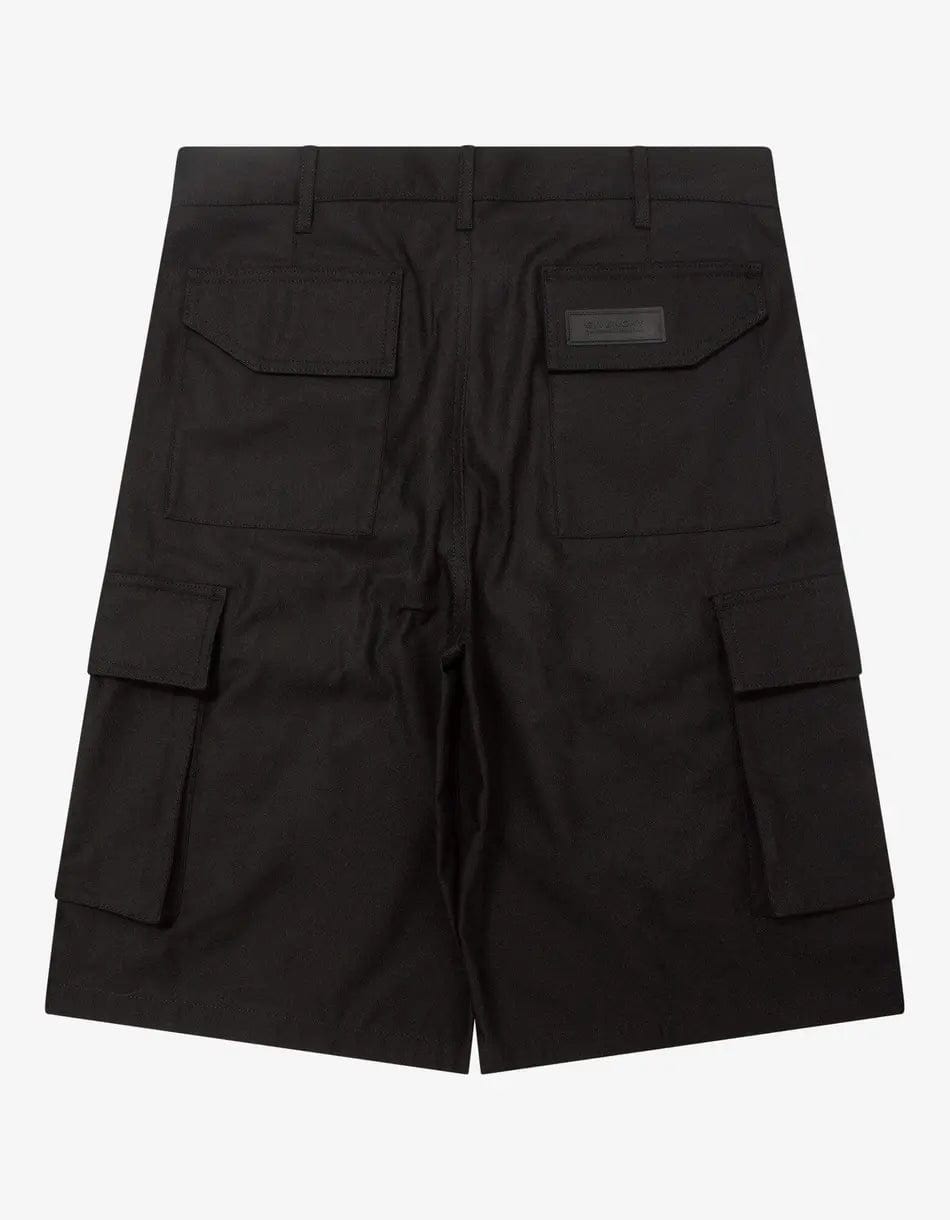 Givenchy Black Cargo Shorts