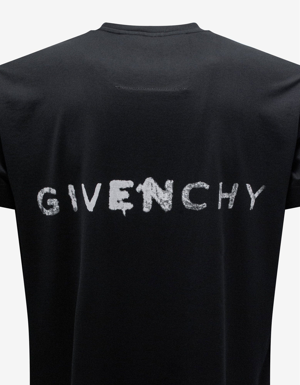 Givenchy Black Gothic Graphic Oversized T-Shirt