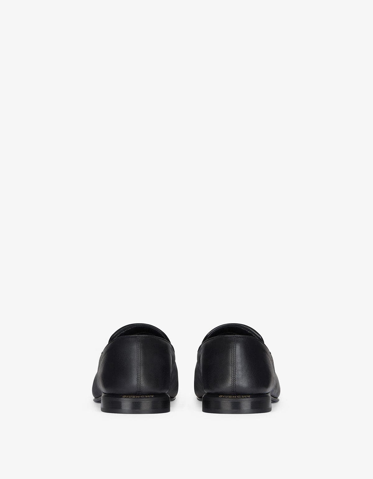 Givenchy Black Leather Loafers