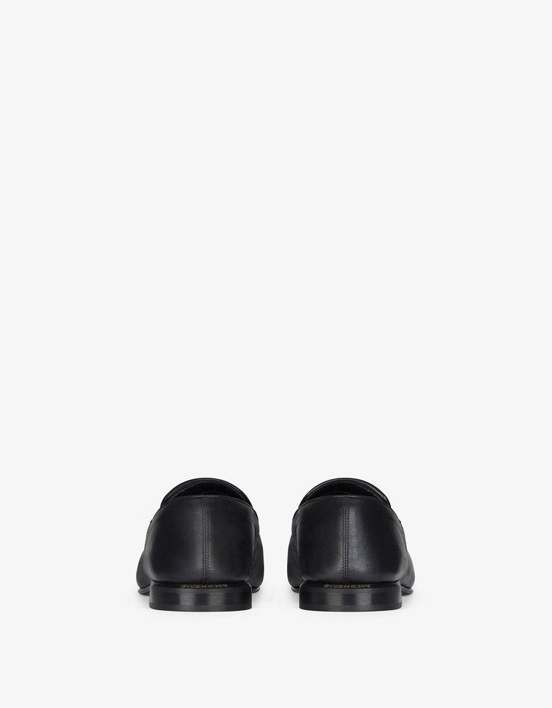 Givenchy Black Leather Loafers