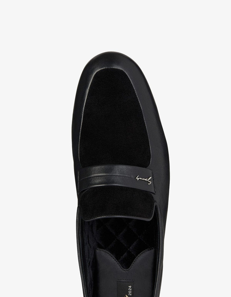 Givenchy Black Leather Loafers