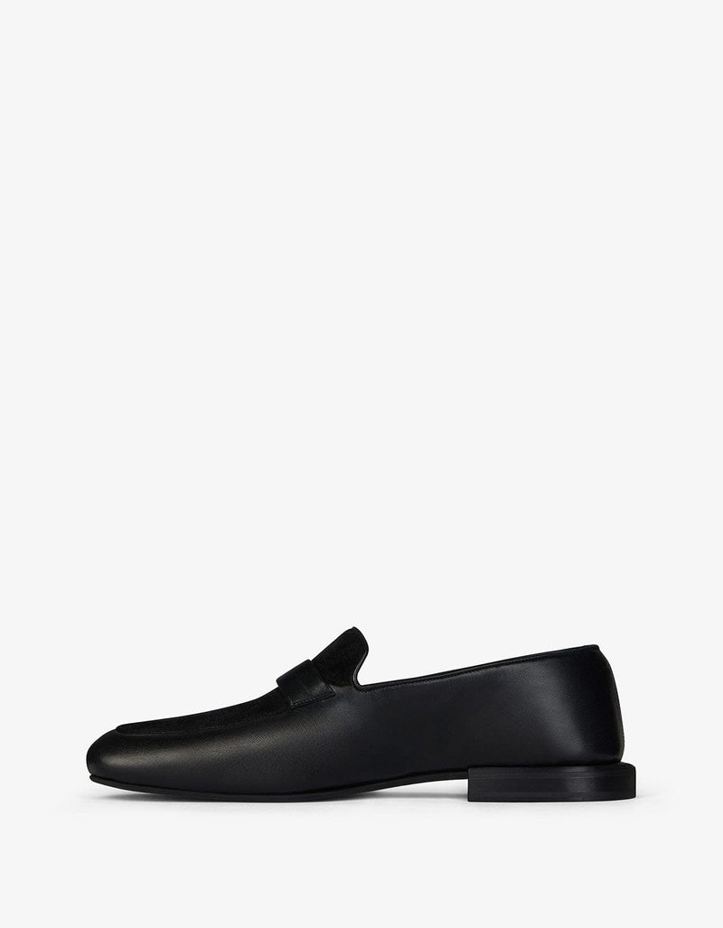 Givenchy Black Leather Loafers