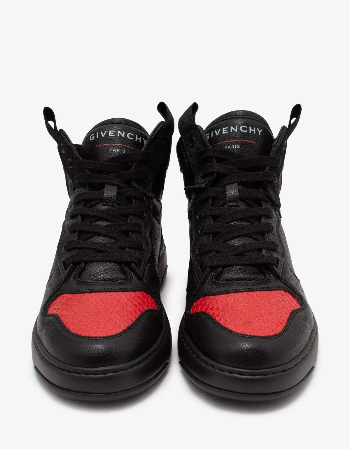 Givenchy Black Leather Wing High Trainers