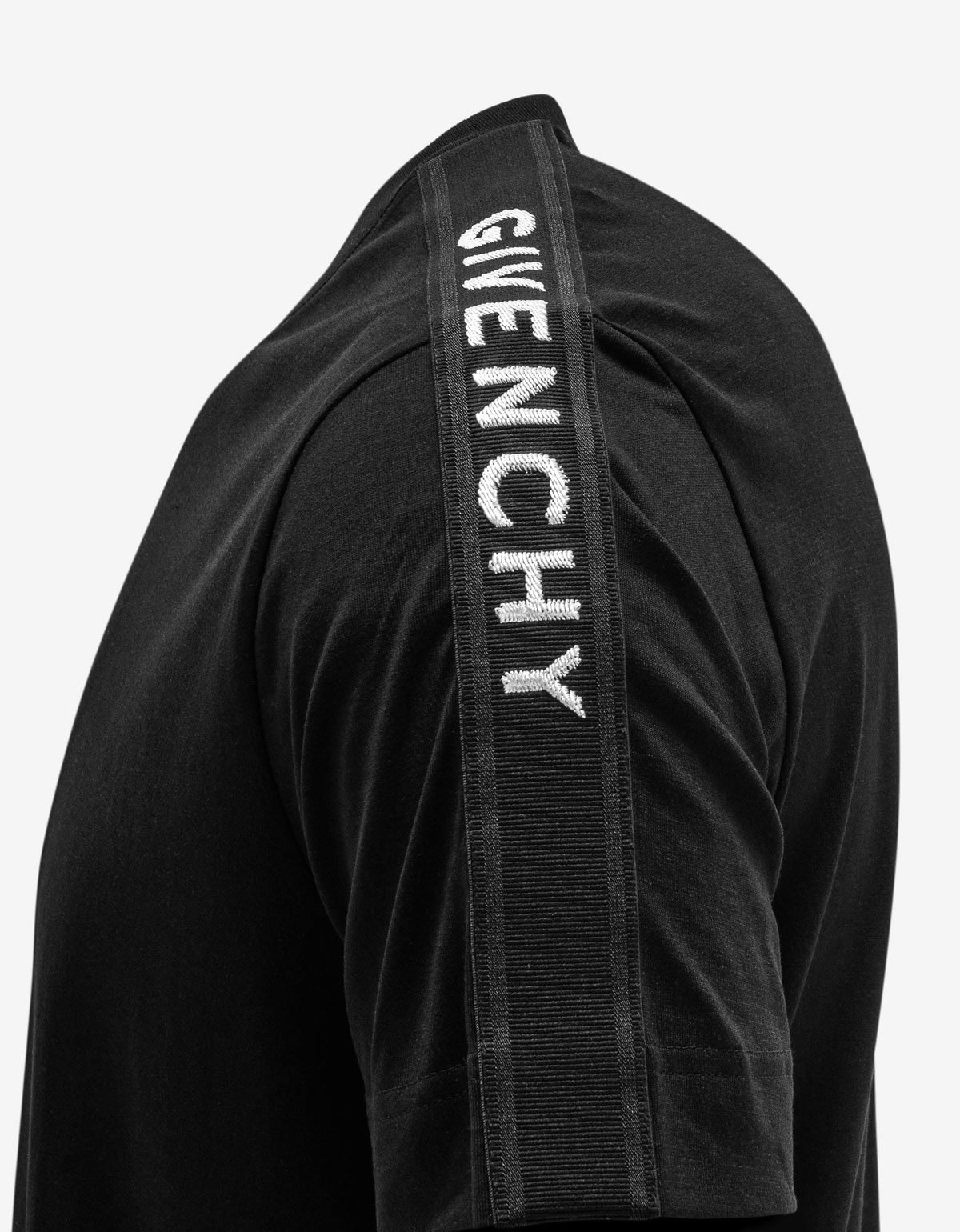 Givenchy Black Logo Band T-Shirt