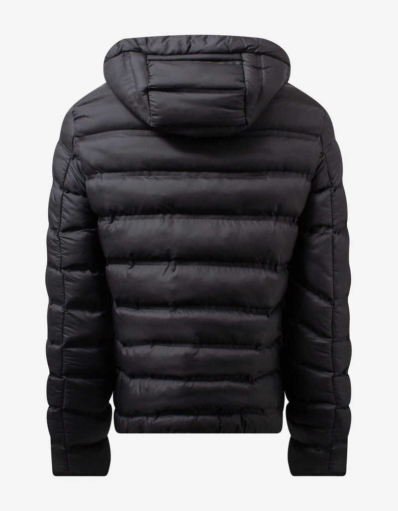 Givenchy Black Logo Tape Puffer Jacket