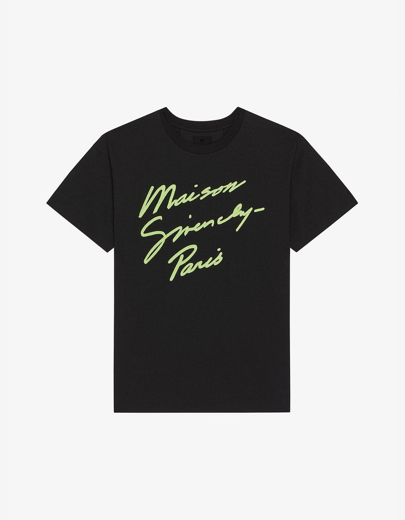 Givenchy Black Maison Givenchy Print T-Shirt