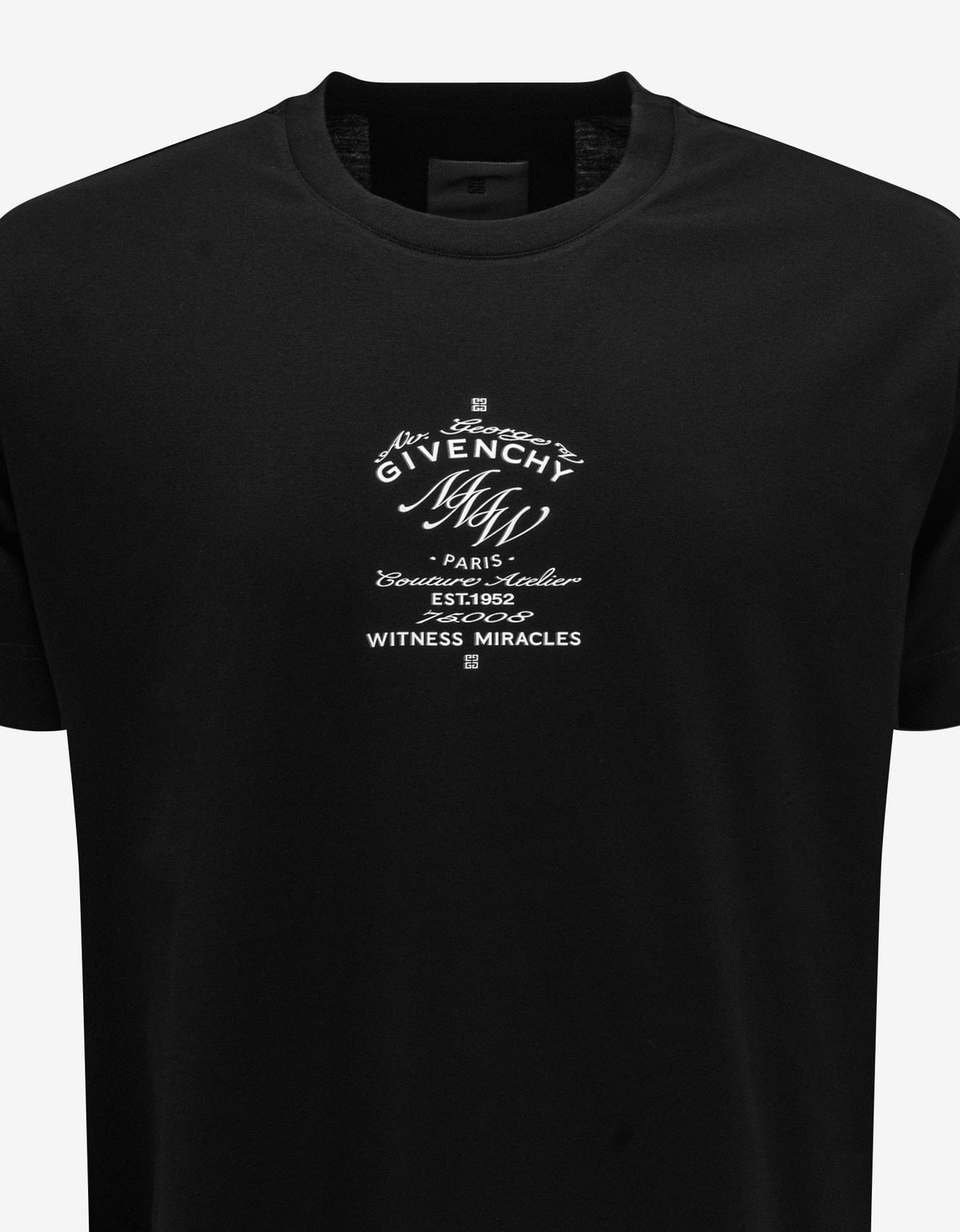 Givenchy Black MMW Print T-Shirt