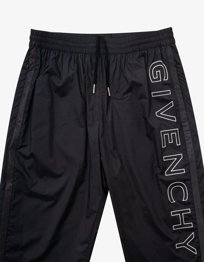 Givenchy Black Nylon Jogger Pants