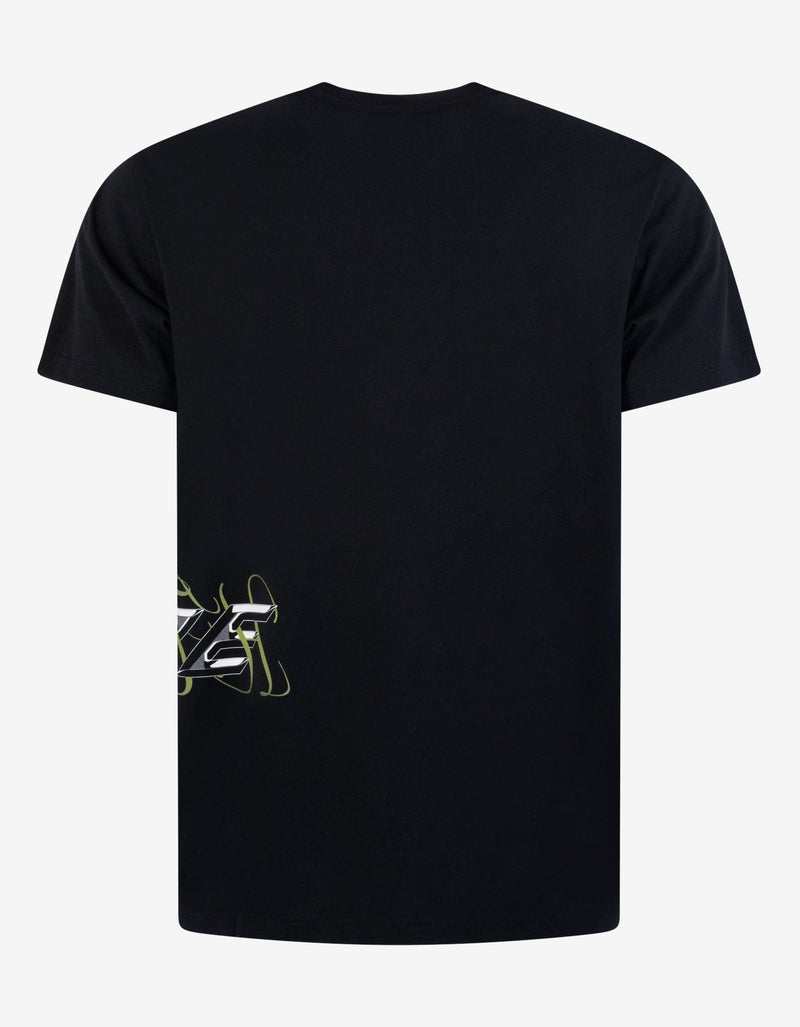 Givenchy Black Peony Print T-Shirt