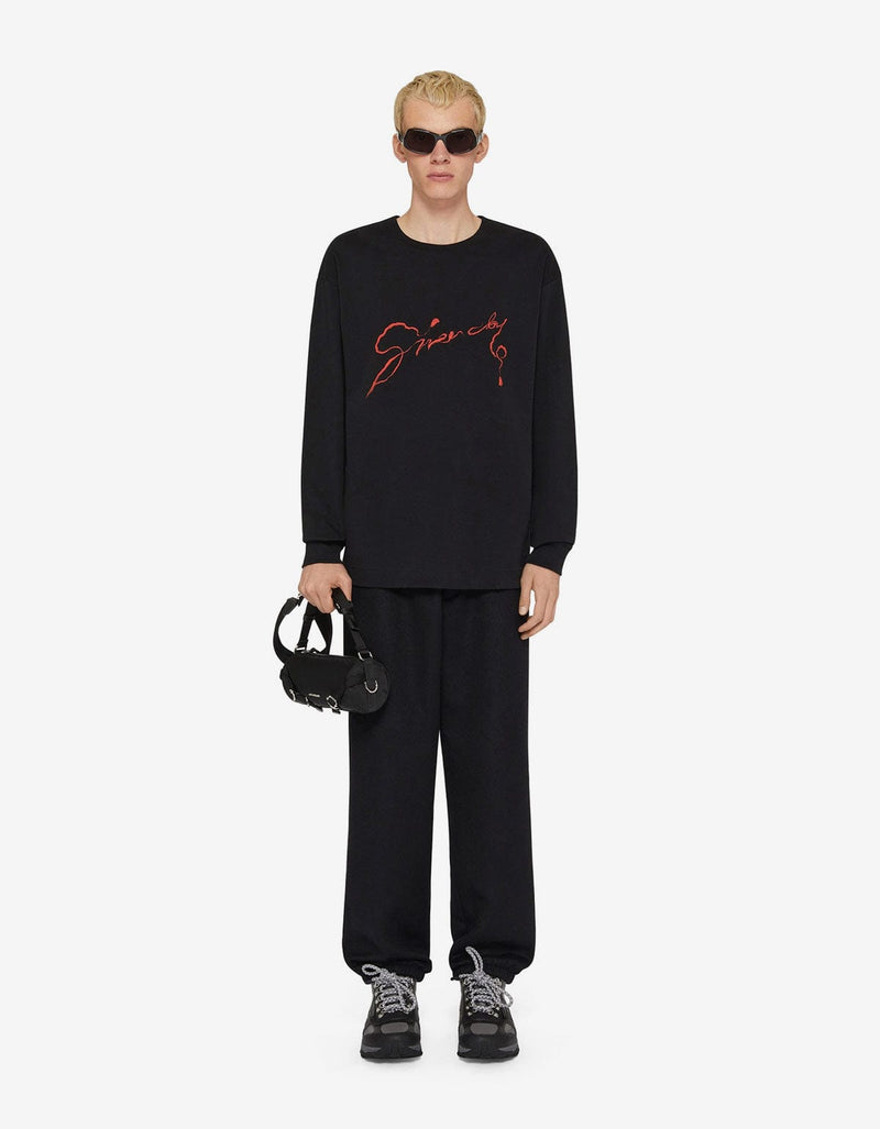 Givenchy Black Print LS T-Shirt