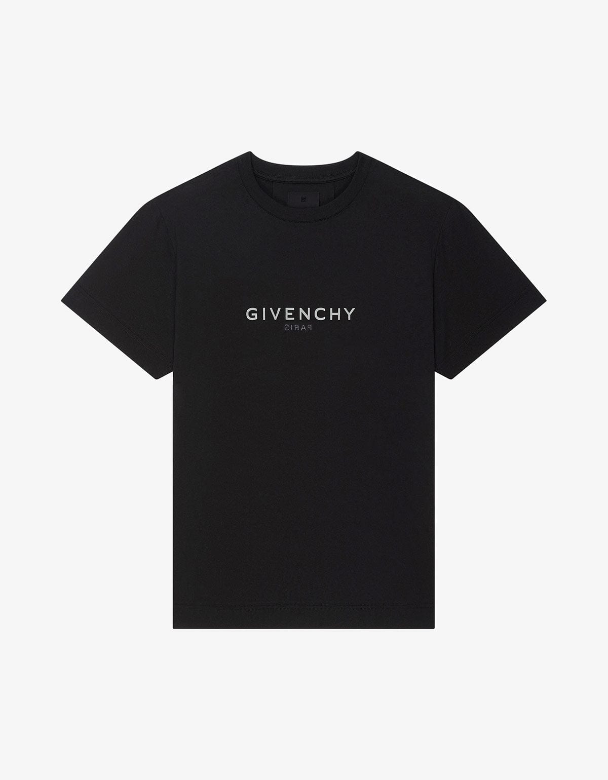 Givenchy Black Reverse Logo Slim T-Shirt – Zoo Fashions