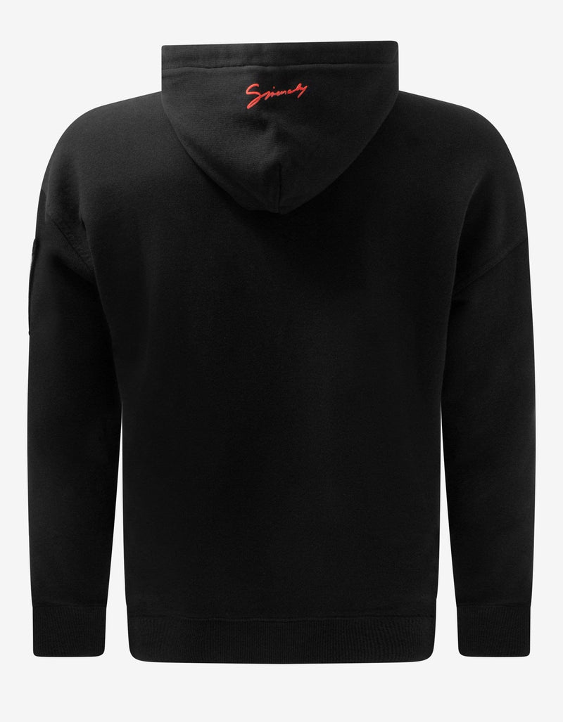 Givenchy Black Sketch Logo Hoodie