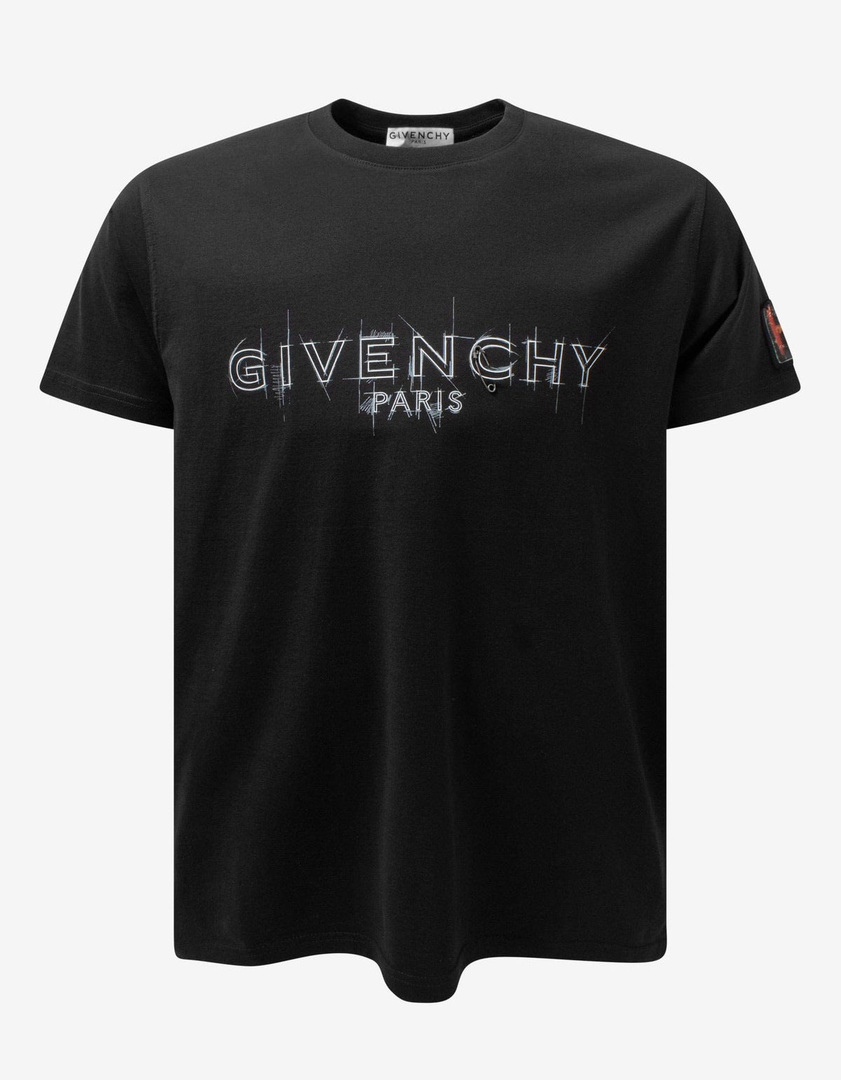 Givenchy Black Sketch Logo T-Shirt