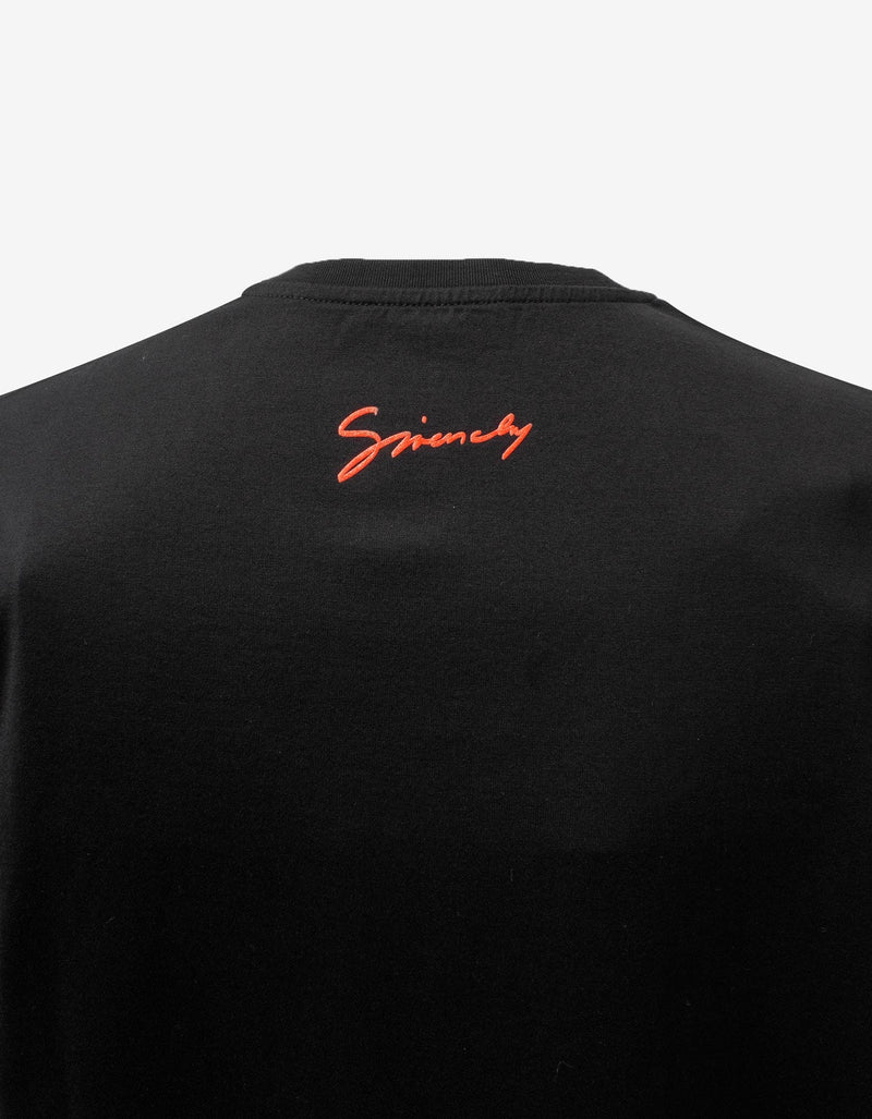 Givenchy Black Sketch Logo T-Shirt