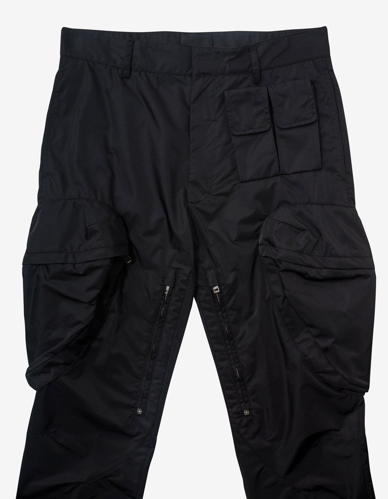 Givenchy Black Slim Fit Cargo Trousers