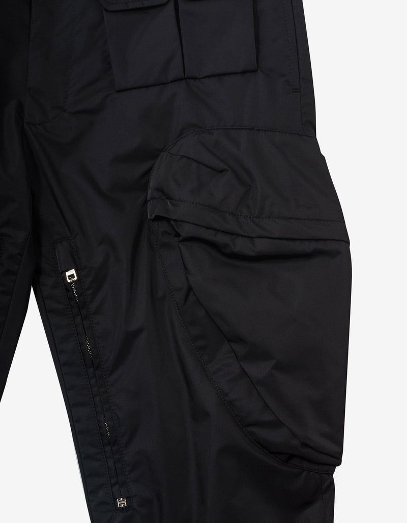 Givenchy Black Slim Fit Cargo Trousers