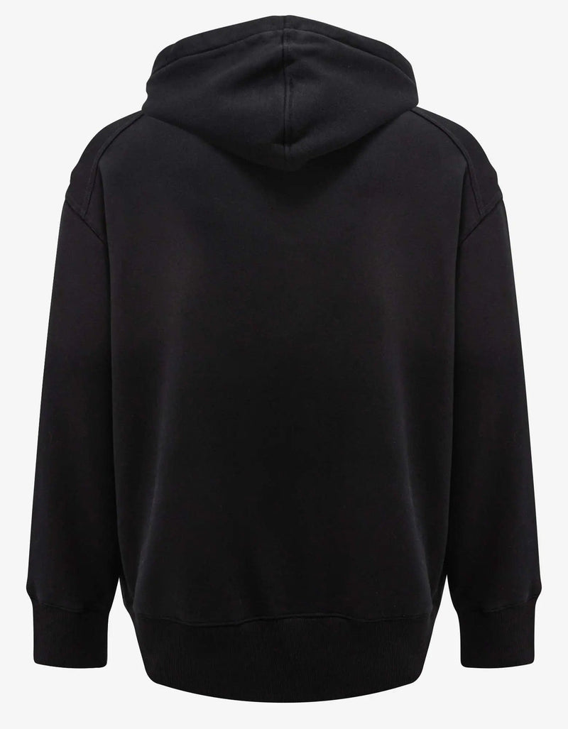 Givenchy Black Slogan Oversized Hoodie