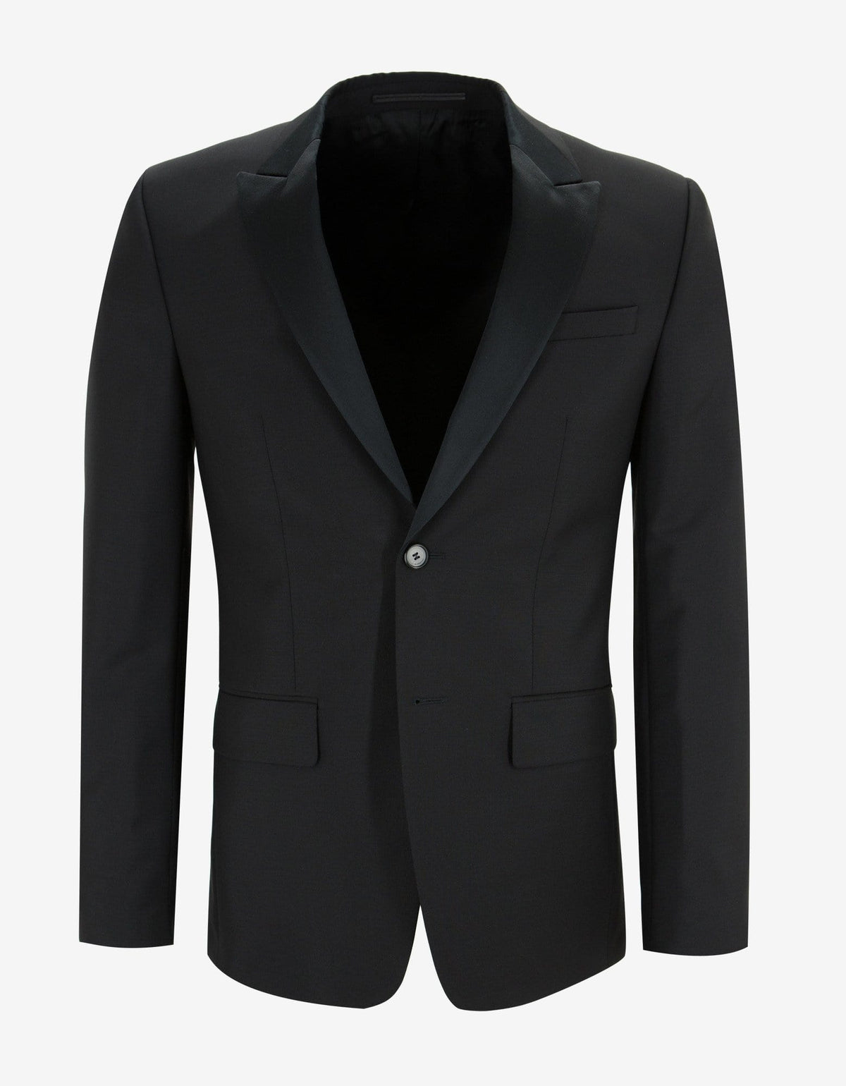 Givenchy Black Suit with Silk Trim