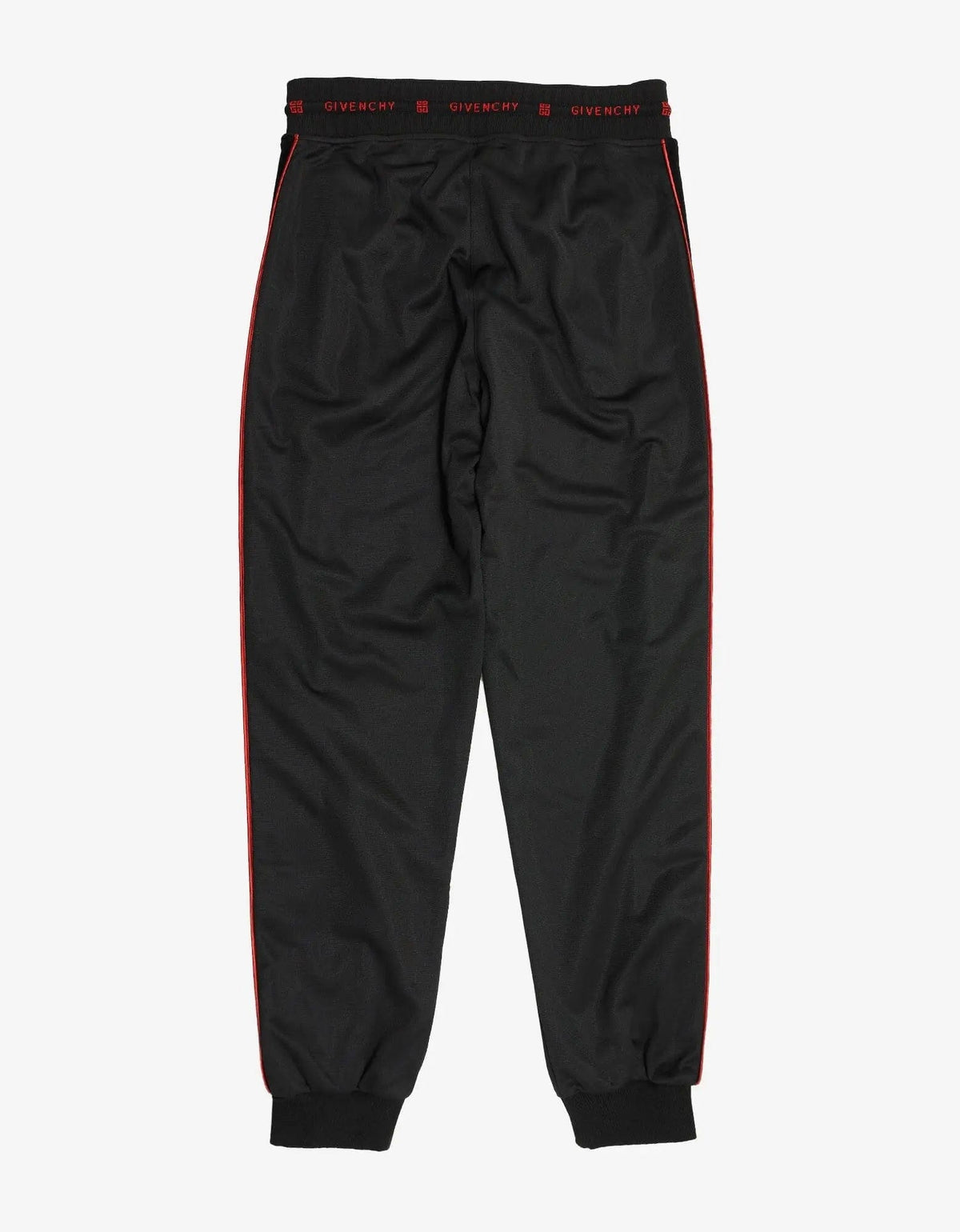 Givenchy Black Velvet Band Sweat Pants