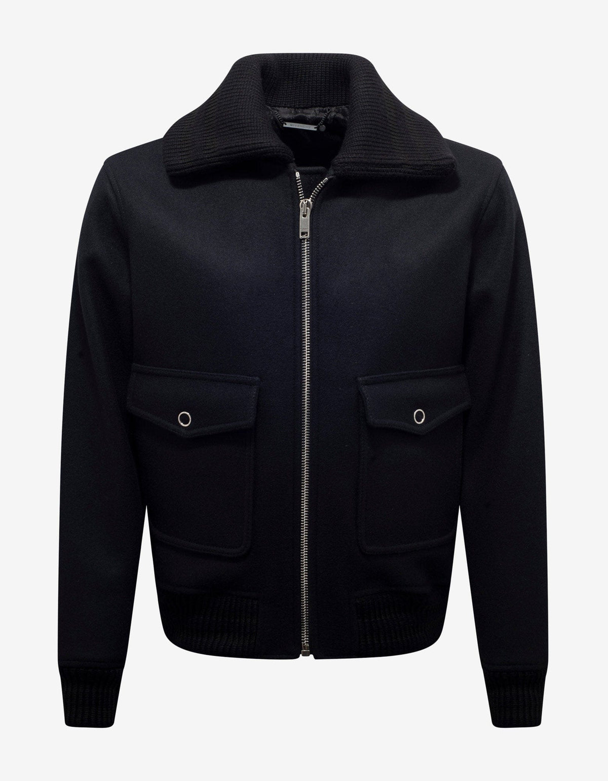 Givenchy Black Wool Bomber Jacket