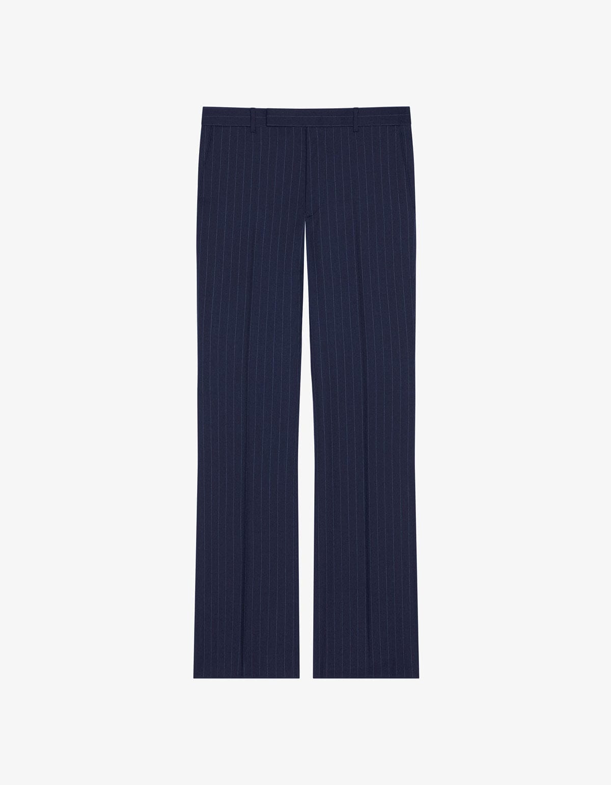 Givenchy Blue Striped Wool Trousers