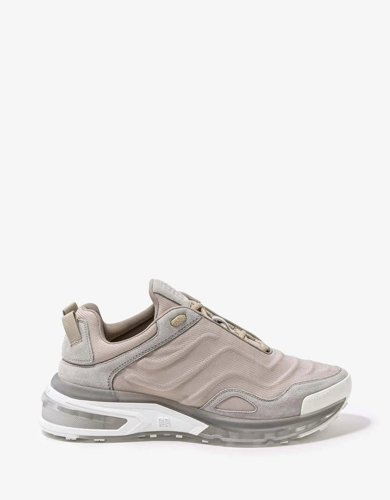 Givenchy Cream Giv 1 Leather & Mesh Trainers