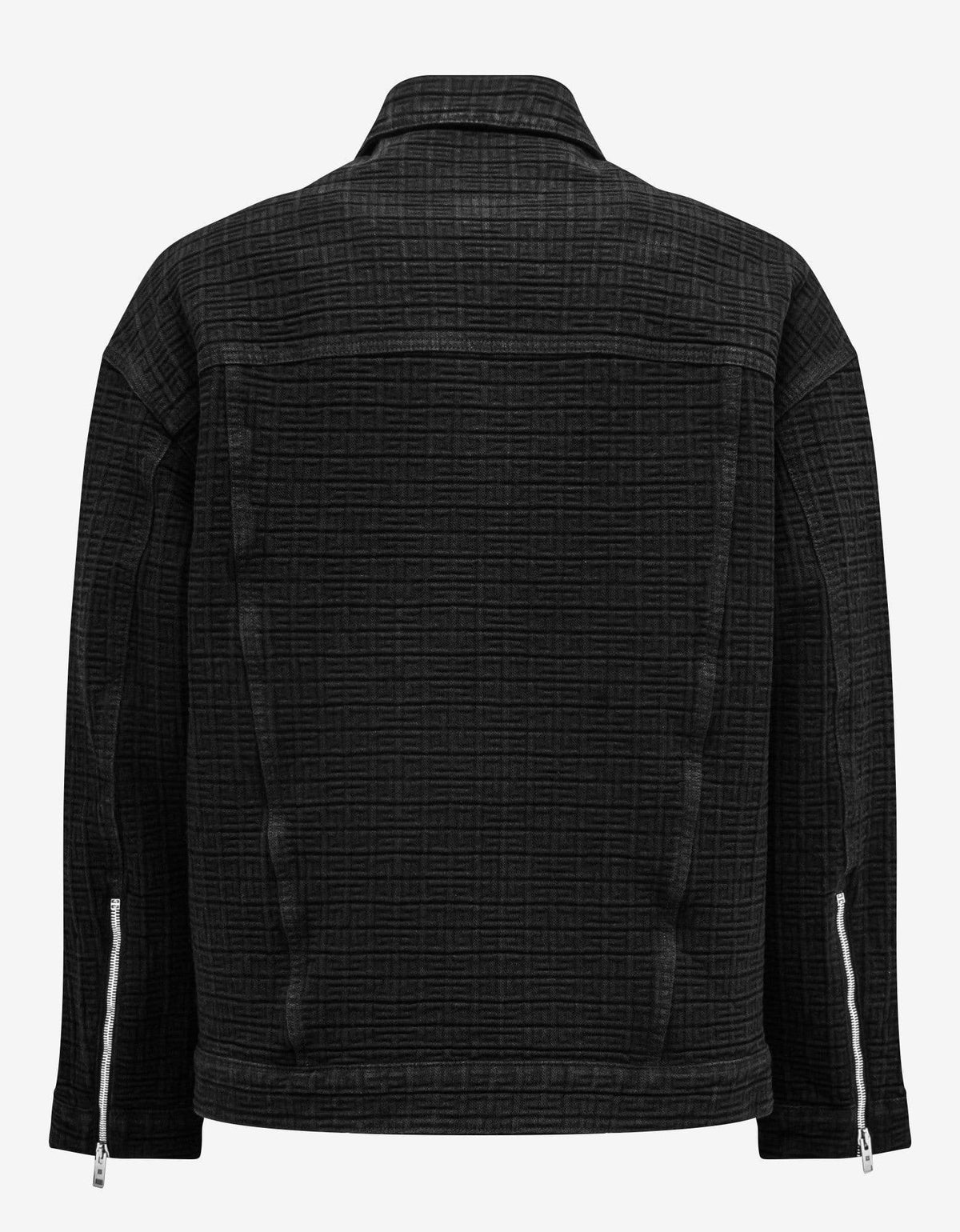 Givenchy Givenchy Black 4G Jacquard Oversized Denim Jacket