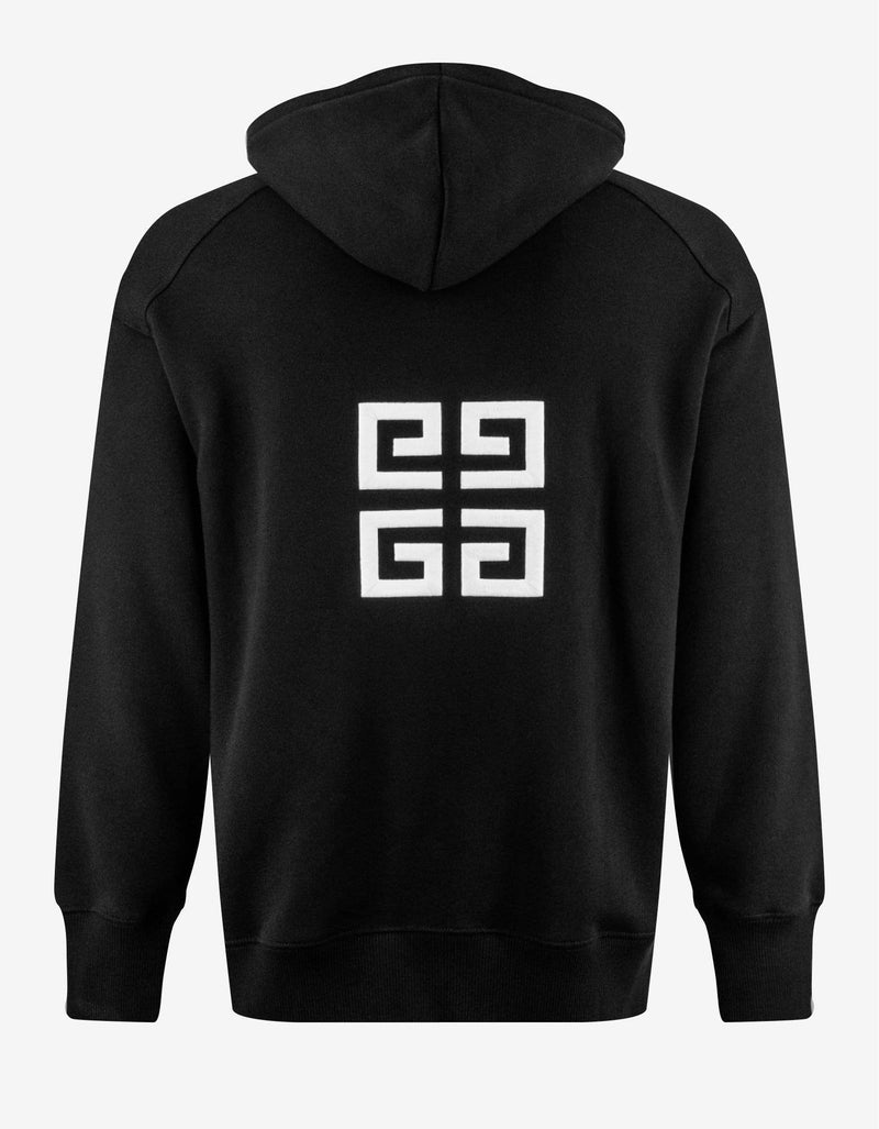 Givenchy Givenchy Black 4G Logo Oversized Hoodie