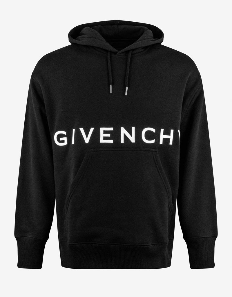 Givenchy Givenchy Black 4G Logo Oversized Hoodie