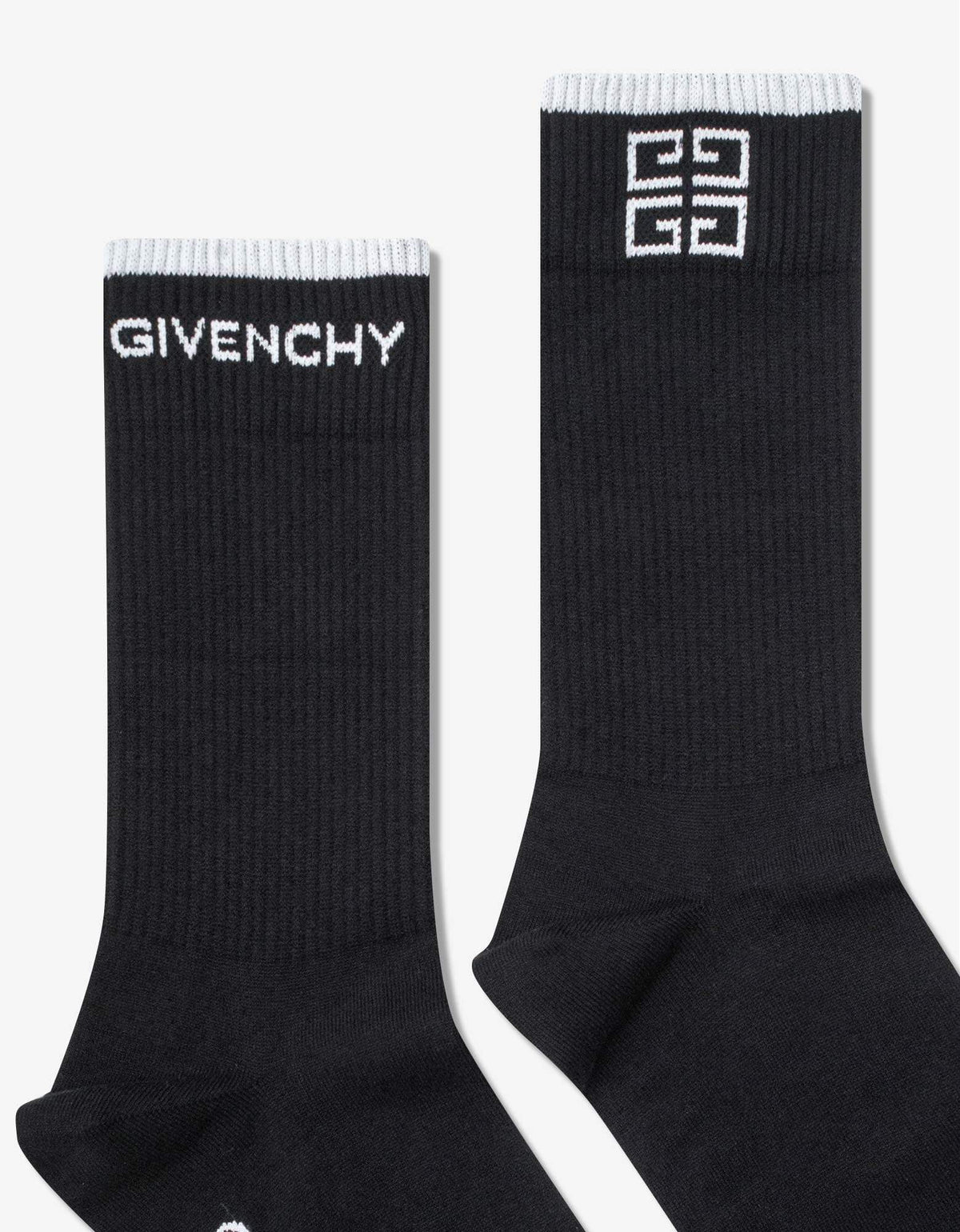 Givenchy Givenchy Black 4G Logo Socks