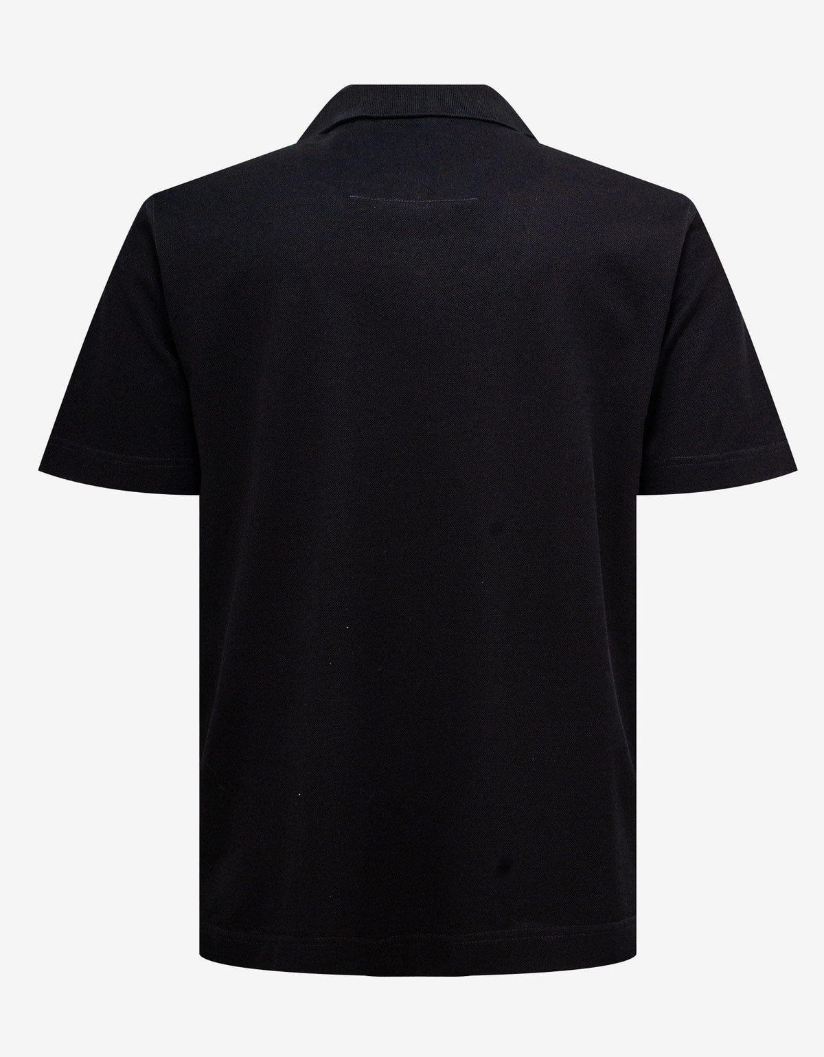 Givenchy Givenchy Black Archetype Zipped Polo T-Shirt