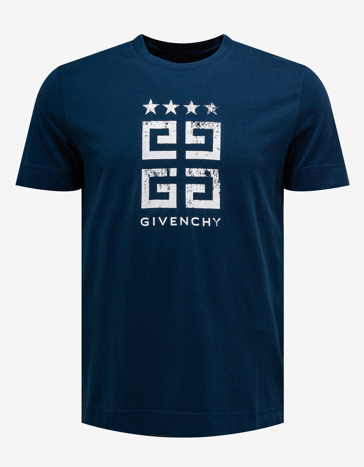 Givenchy Givenchy Blue 4G Stars T-Shirt