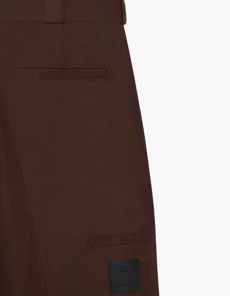 Givenchy Givenchy Brown Chino Bermuda Shorts