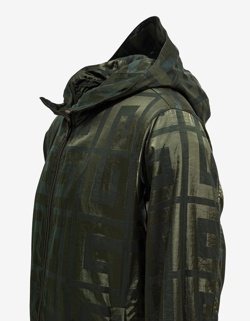 Givenchy Givenchy Green 4G Pattern Windbreaker