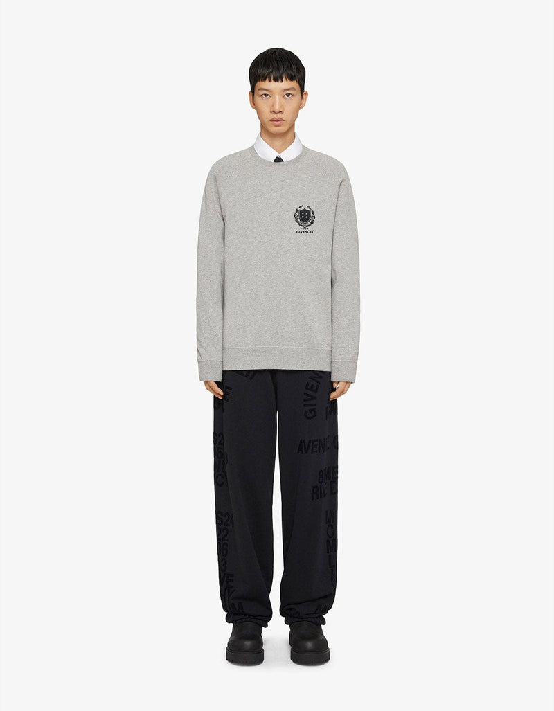 Givenchy Givenchy Grey Crest Slim Sweatshirt