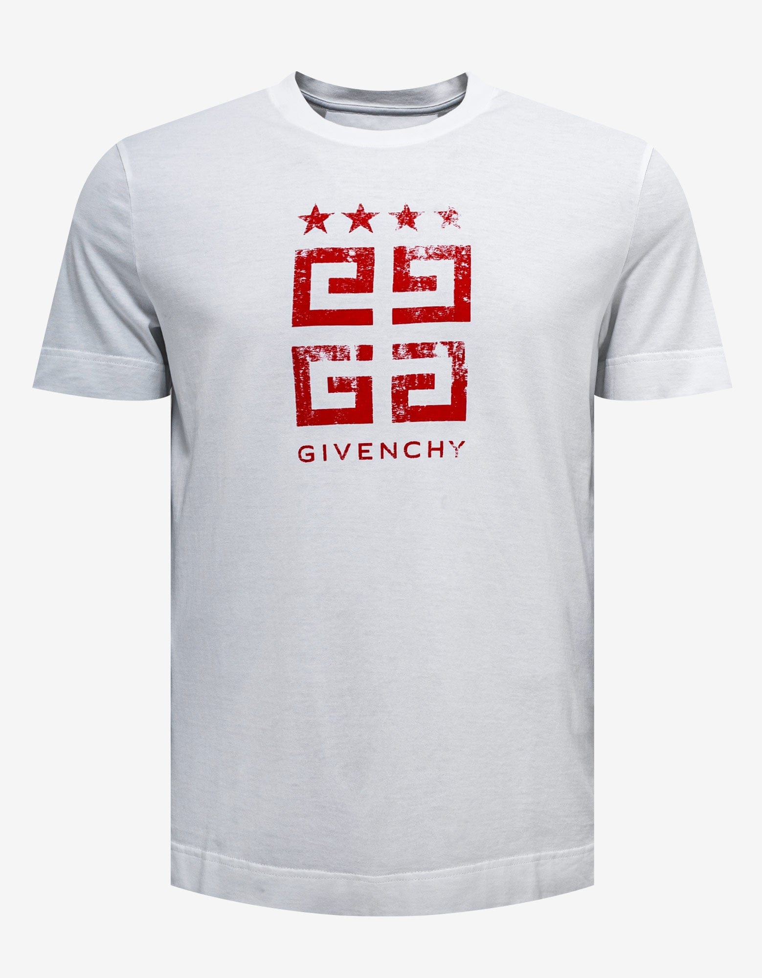 Givenchy star shirt white best sale