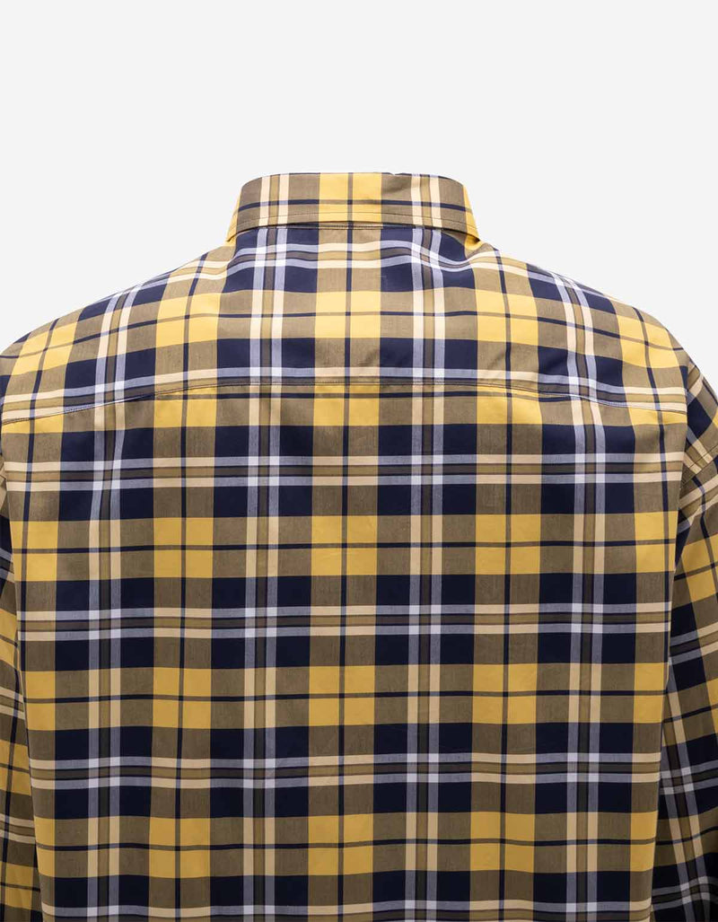 Givenchy Givenchy Yellow & Blue Check Shirt