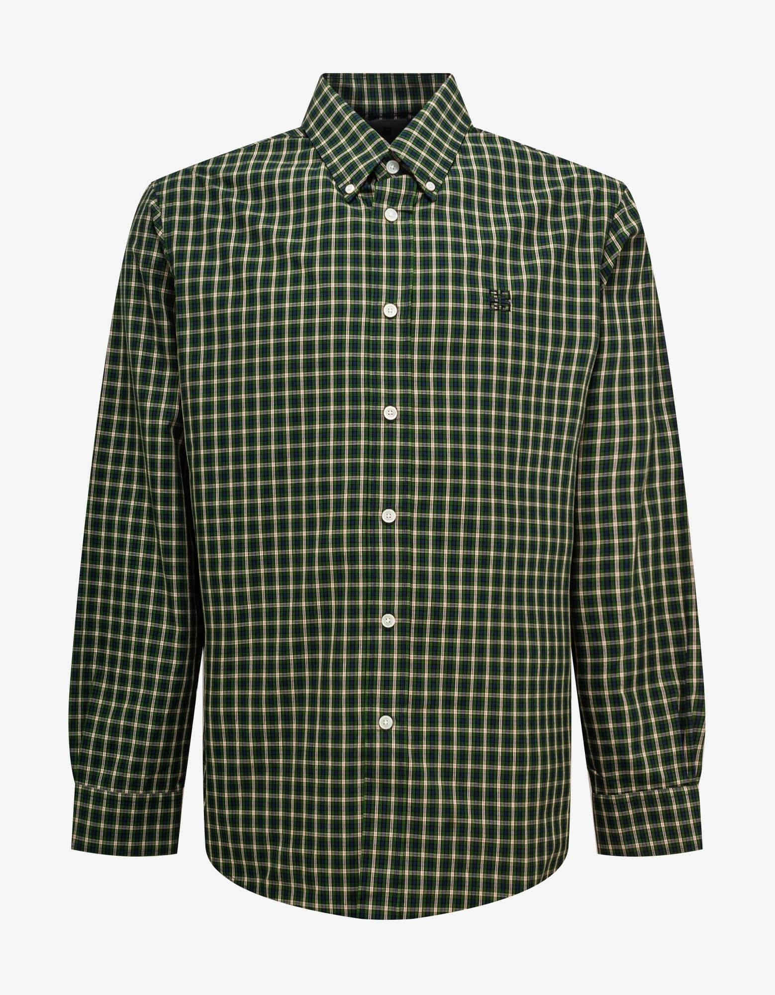 Givenchy Green Check Shirt Zoo Fashions