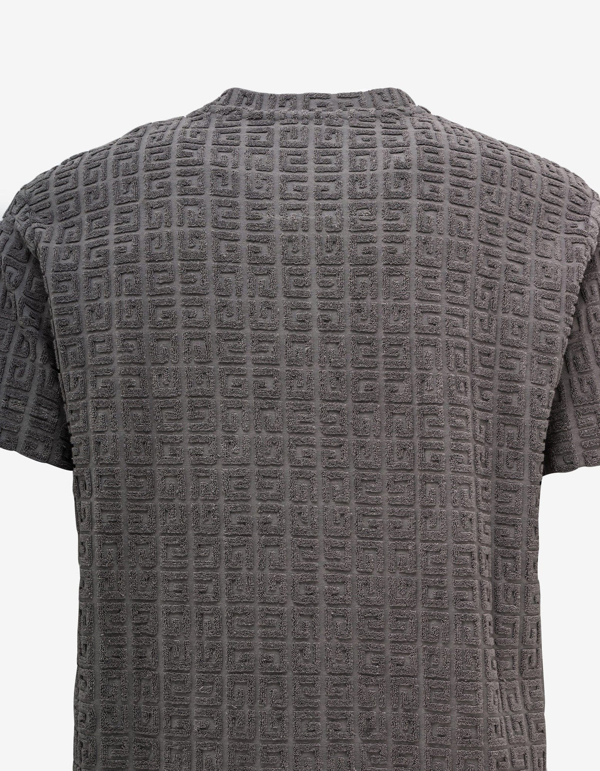 Givenchy Grey 4G Towelling Jacquard T-Shirt