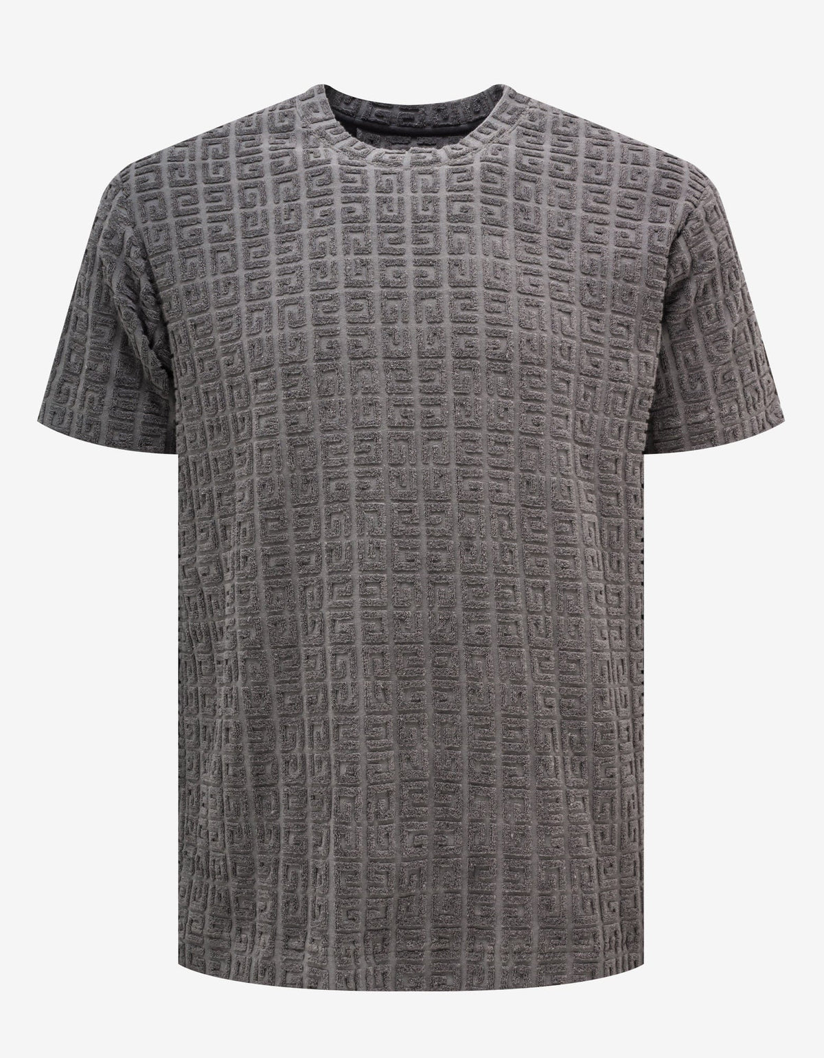 Givenchy Grey 4G Towelling Jacquard T-Shirt