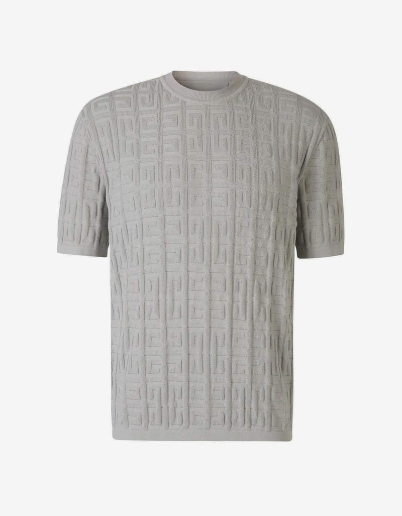 Givenchy Grey 4G Towelling T-Shirt