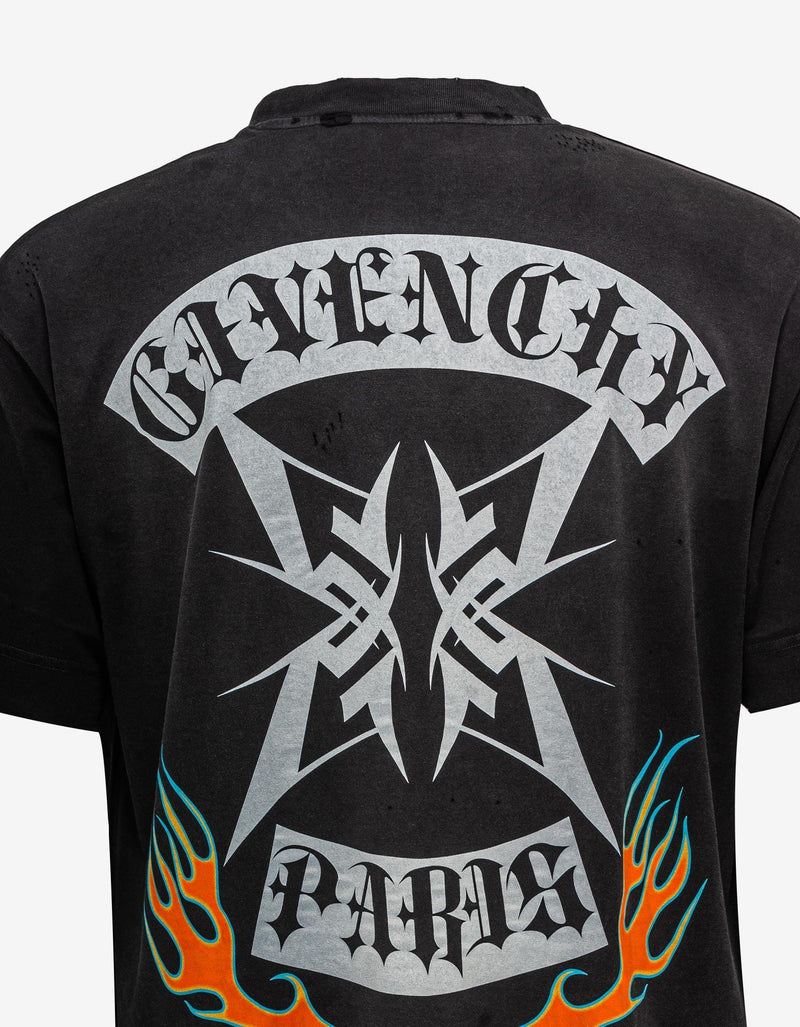 Givenchy Grey Graphic Print T-Shirt