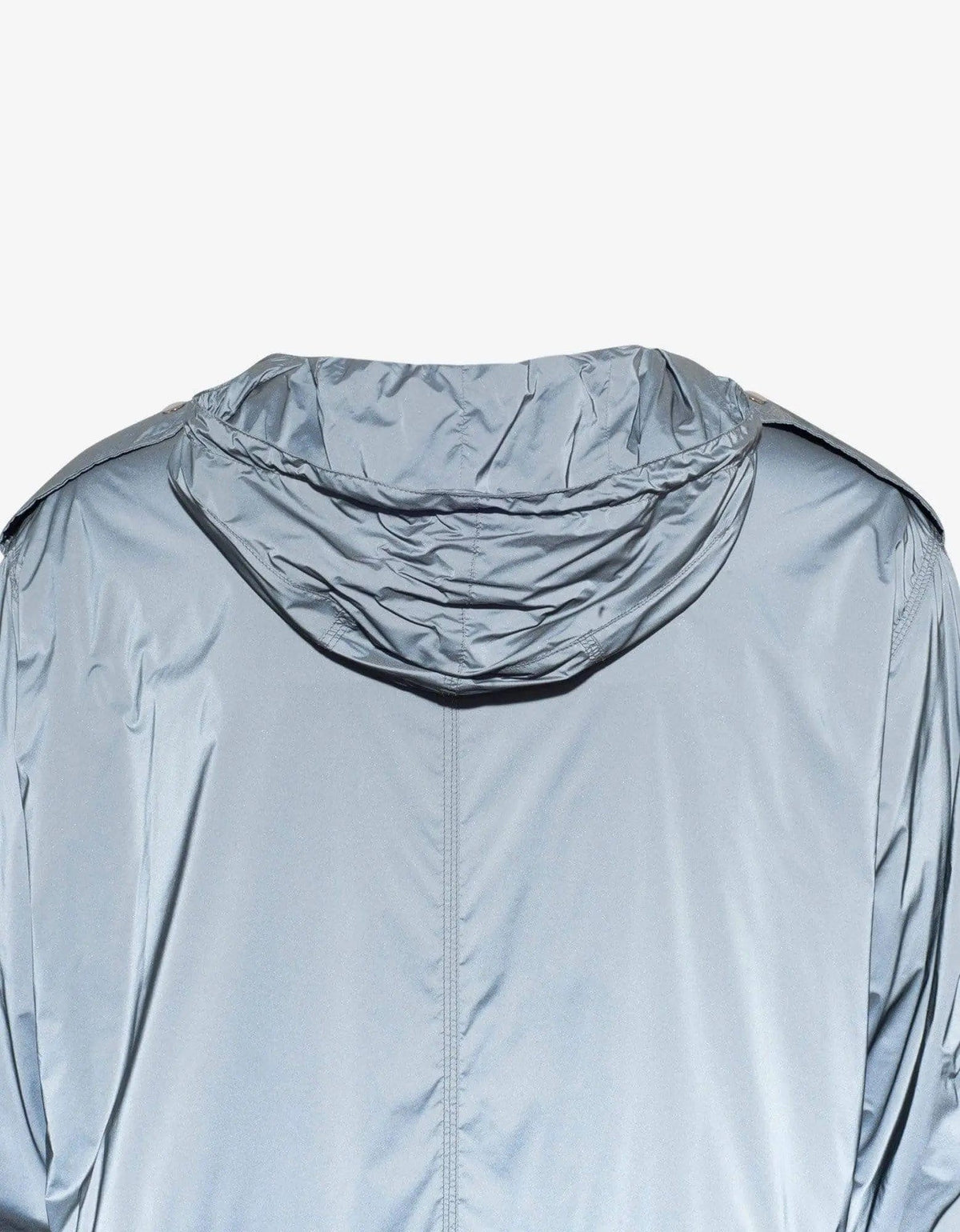 Givenchy Grey Reflective Nylon Parka