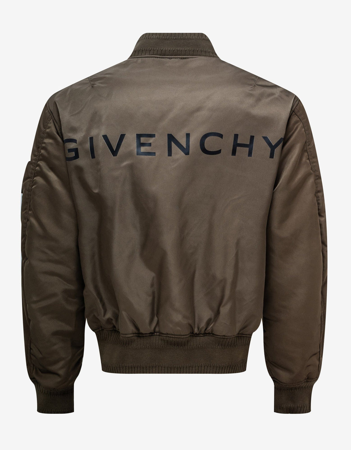 Givenchy Khaki Logo Bomber Jacket