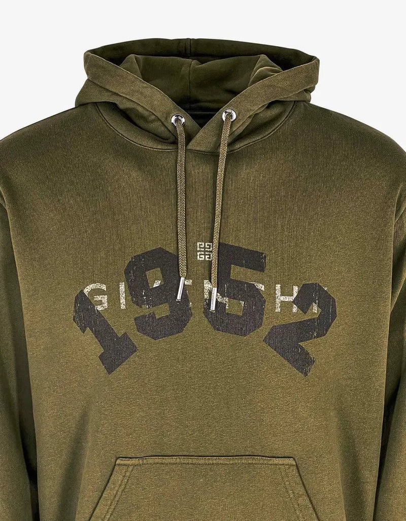 Givenchy Khaki MMW 1952 Print Hoodie